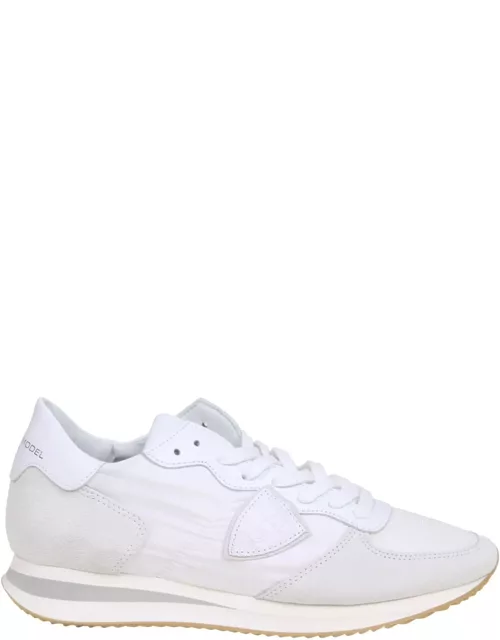 Philippe Model Trpx Sneakers In Suede And Nylon