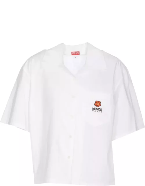 Kenzo Short Sleeve Cotton Shirt