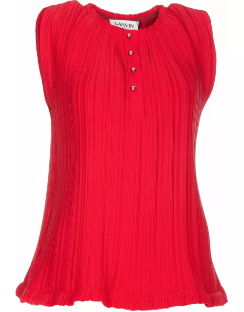 Lanvin Pleated Top