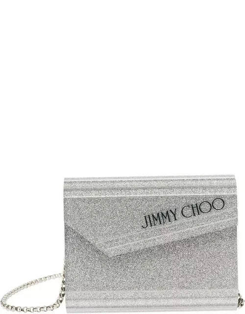 Jimmy Choo Candy Logo Printed Clutch Bag