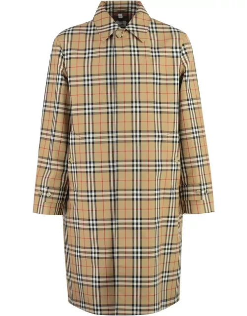 Burberry Checked Car Coat