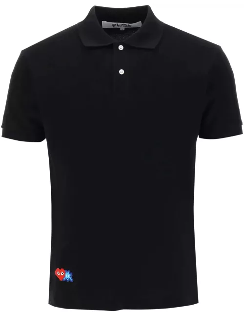 Comme des Garçons Play Polo Shirt With Graphic Embroidery