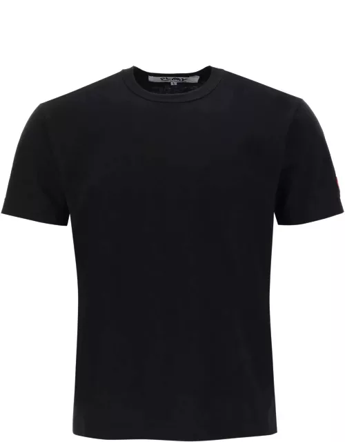 Comme des Garçons Play T-shirt With Pixel Patch