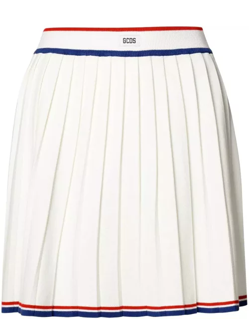 GCDS High Waist Pleated Skirt