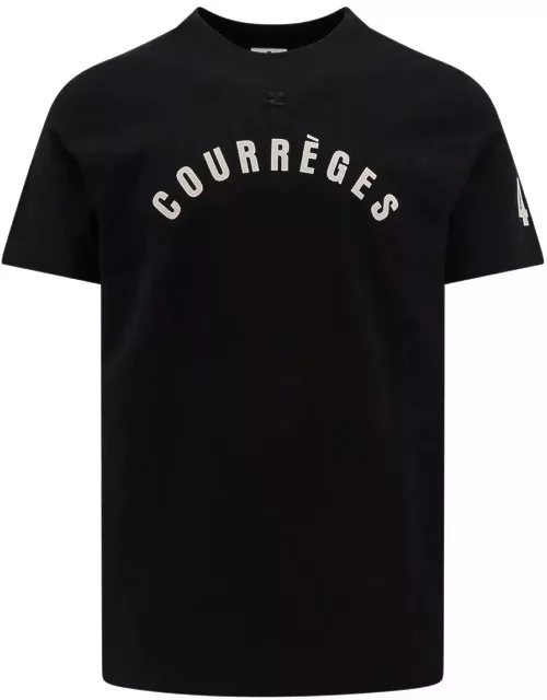 Courrèges Crewneck Short-sleeved T-shirt
