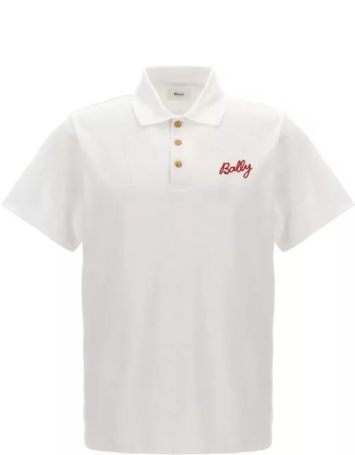 Bally Logo Embroidered Short-sleeved Polo Shirt