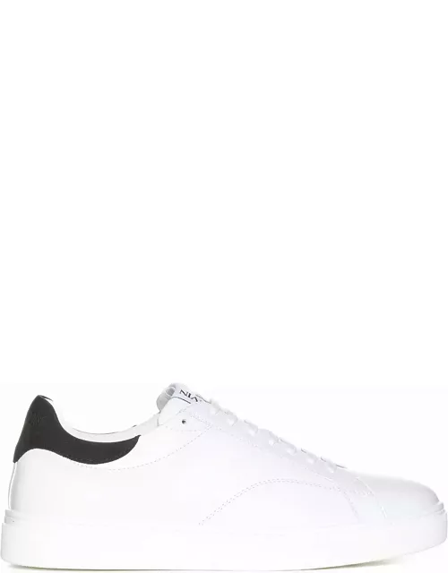 Lanvin White And Black Ddb0 Sneaker