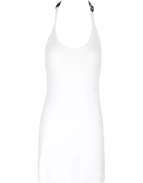 Courrèges Ribbed Jersey Mini Dres