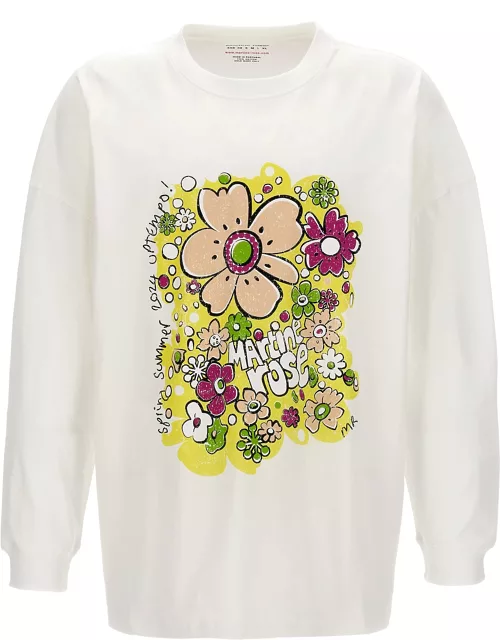 Martine Rose festival Flower T-shirt