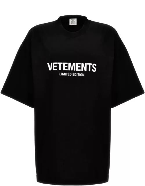VETEMENTS limited Edition T-shirt