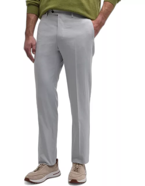 Men's Straight Cotton Twill Trouser