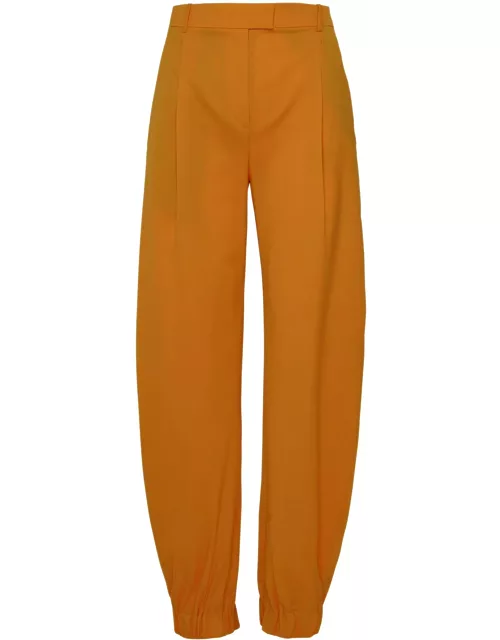The Attico Orange Wool Blend Rey Pant