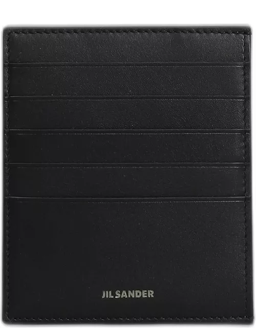 Jil Sander Wallet In Black Leather