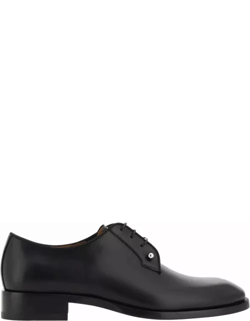 Christian Louboutin Black Leather Derby