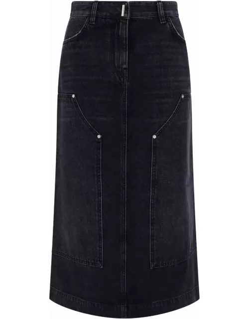 Givenchy Denim Skirt