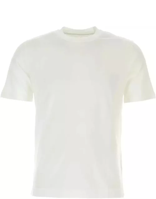 Fedeli White Cotton T-shirt