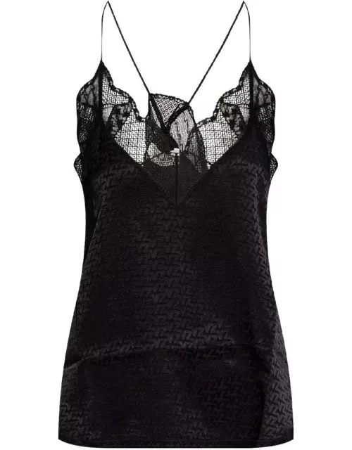 Zadig & Voltaire Sleeveless Lace Top