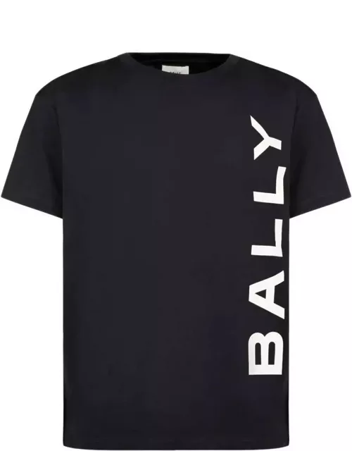 Bally Logo Printed Crewneck T-shirt