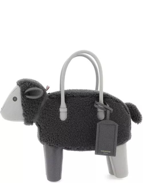 Thom Browne Sheep-shaped Zip-up Tote Bag