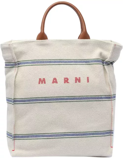 Marni Logo Shopping Bag