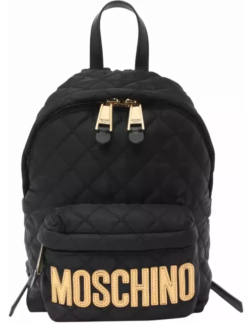 Moschino Lettering Logo Backpack