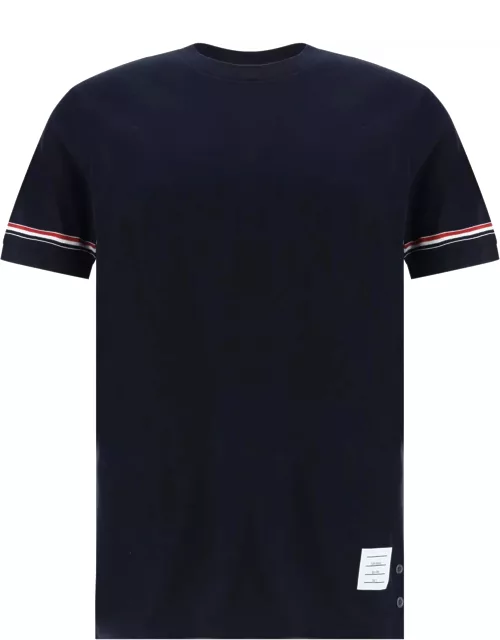Thom Browne Short-sleeved Cuff T-shirt
