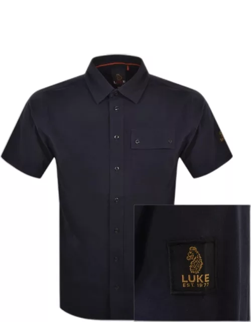 Luke 1977 Short Sleeve Kilmartin Shirt Navy