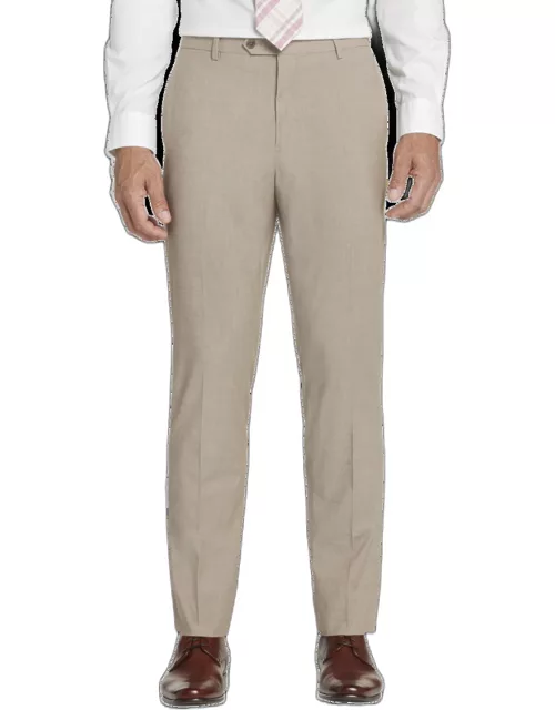 JoS. A. Bank Men's Slim Fit Suit Pants, Tan, 30x32 - Suit Separate