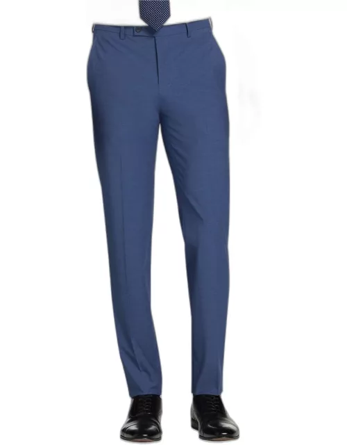 JoS. A. Bank Men's Skinny Fit Suit Pants, Blue, 31x32 - Suit Separate
