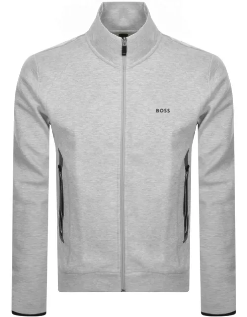 BOSS Skaz 1 Full Zip Sweatshirt Grey