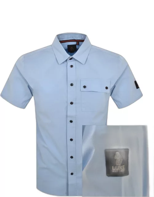 Luke 1977 Short Sleeve Kilmartin Shirt Blue