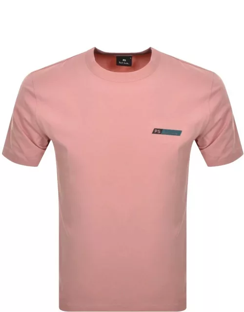 Paul Smith Tilt T Shirt Pink