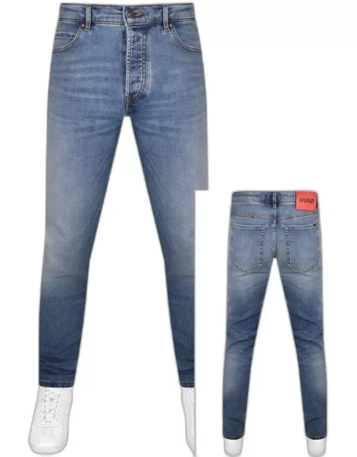 HUGO 634 Tapered Fit Jeans Blue