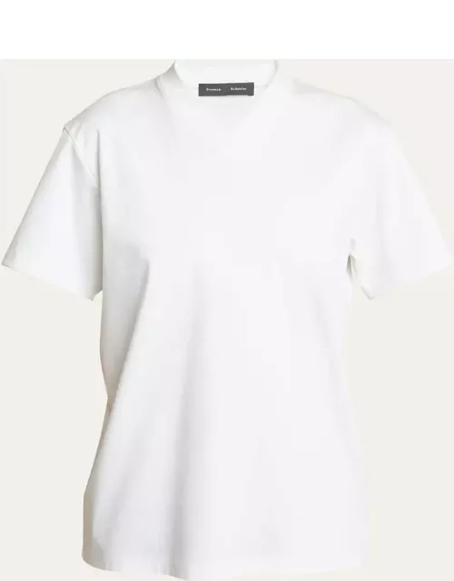Talia Monogram V-Neck Jersey T-Shirt