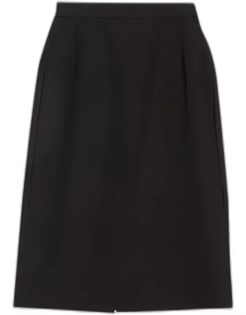 Wool Tailored Skirt Top