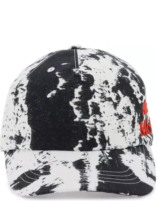 ALEXANDER MCQUEEN printed baseball cap with logo embroidery