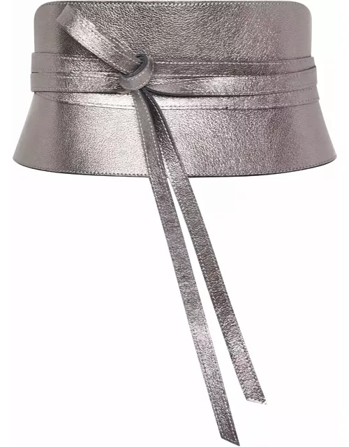 Corset Belt - Gunmetal Silver