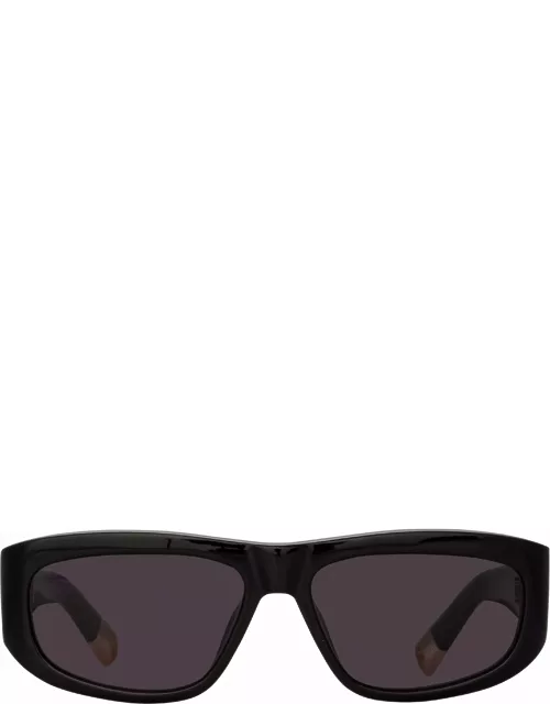 Pilota D-Frame Sunglasses in Black by Jacquemu