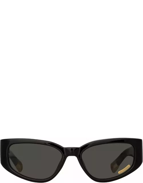 Gala Cat Eye Sunglasses in Black by Jacquemu