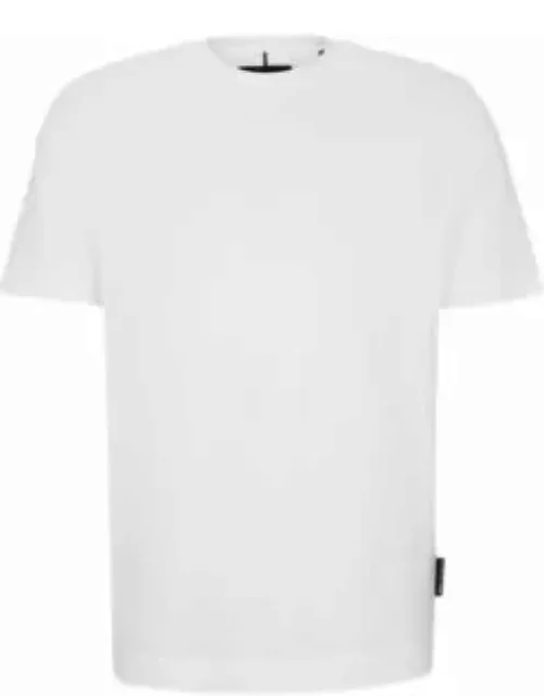 Porsche x BOSS mercerized-cotton T-shirt with special branding- White Men's T-Shirt