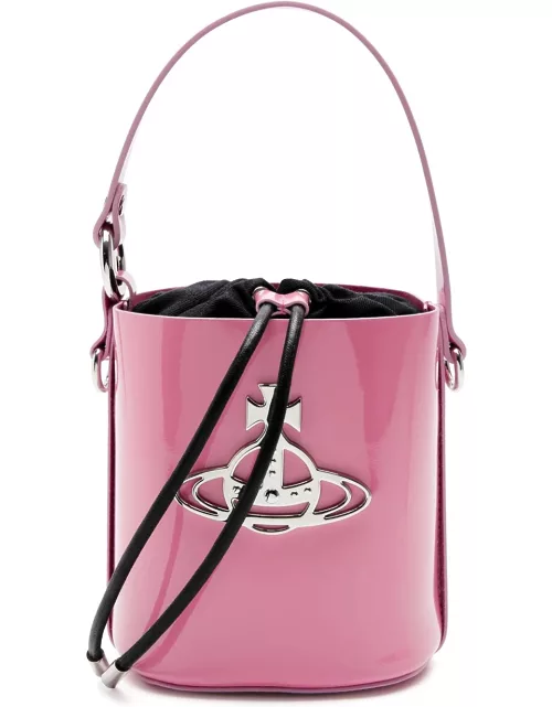 Vivienne Westwood Daisy Patent Leather Bucket bag - Pink
