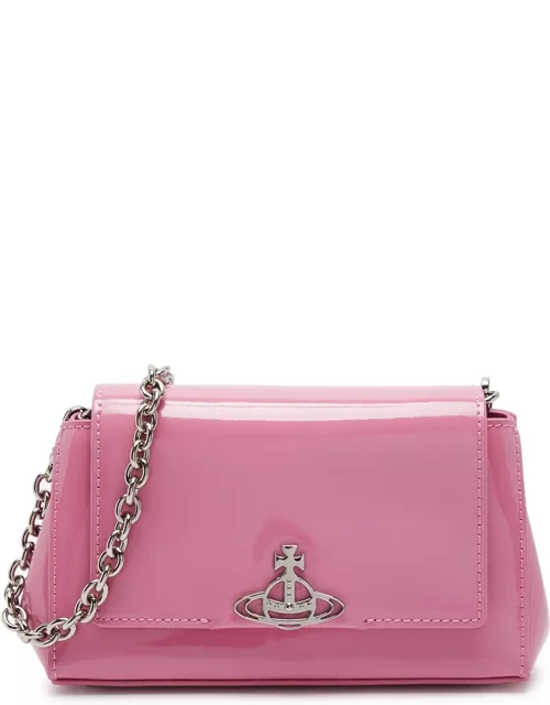 Vivienne Westwood Hazel Small Patent Leather Shoulder bag - Pink