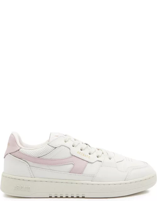 Axel Arigato A-Dice Panelled Leather Sneakers - White And Pink - 36 (IT36 / UK3), Axel Arigato Trainers, Lace up Front - 36 (IT36 / UK3)