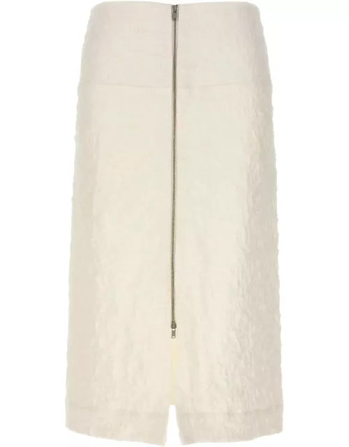 Jil Sander Embossed Cotton Skirt