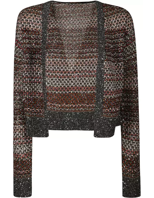 Missoni Metallic Thread Sequin Embellished Cardigan