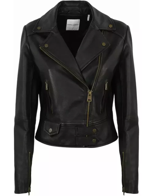 Pinko Black Leather Jacket