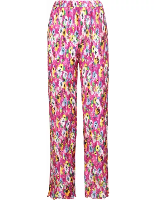 MSGM Floral-print Wide Trouser