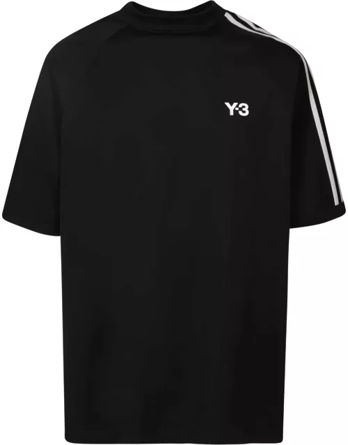 Y-3 3stripes Black T-shirt