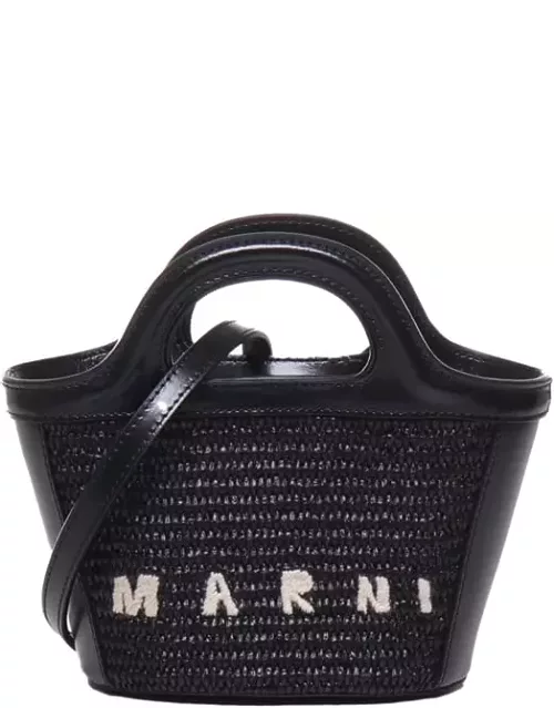 Marni Mini Tropicalia Bag In Raffia