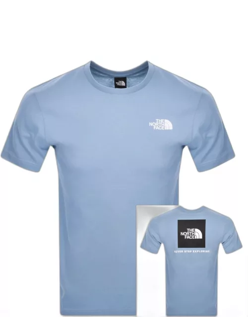 The North Face Red Box T Shirt Blue